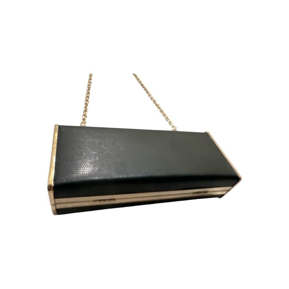 Women's Black Elegant Handbag Ladies Clutch Purse Evening Luxury Bag - Picture 3 of 9